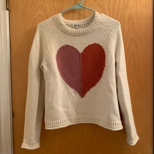 Madewell Heart Sweater